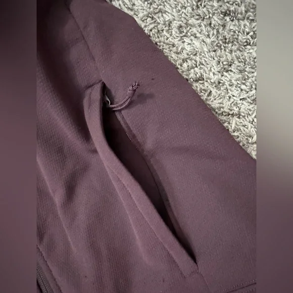The North Face Full Zip Plush Winter Hoodie Purple, L - Picture 4 of 6